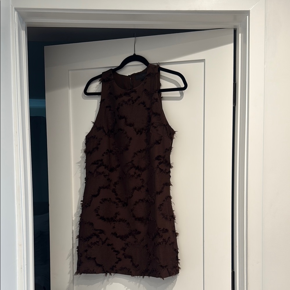Zara Textured Knit Mini Dress L